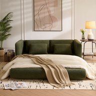 Sunset Sofa Bed - Olive Green / Queen Size