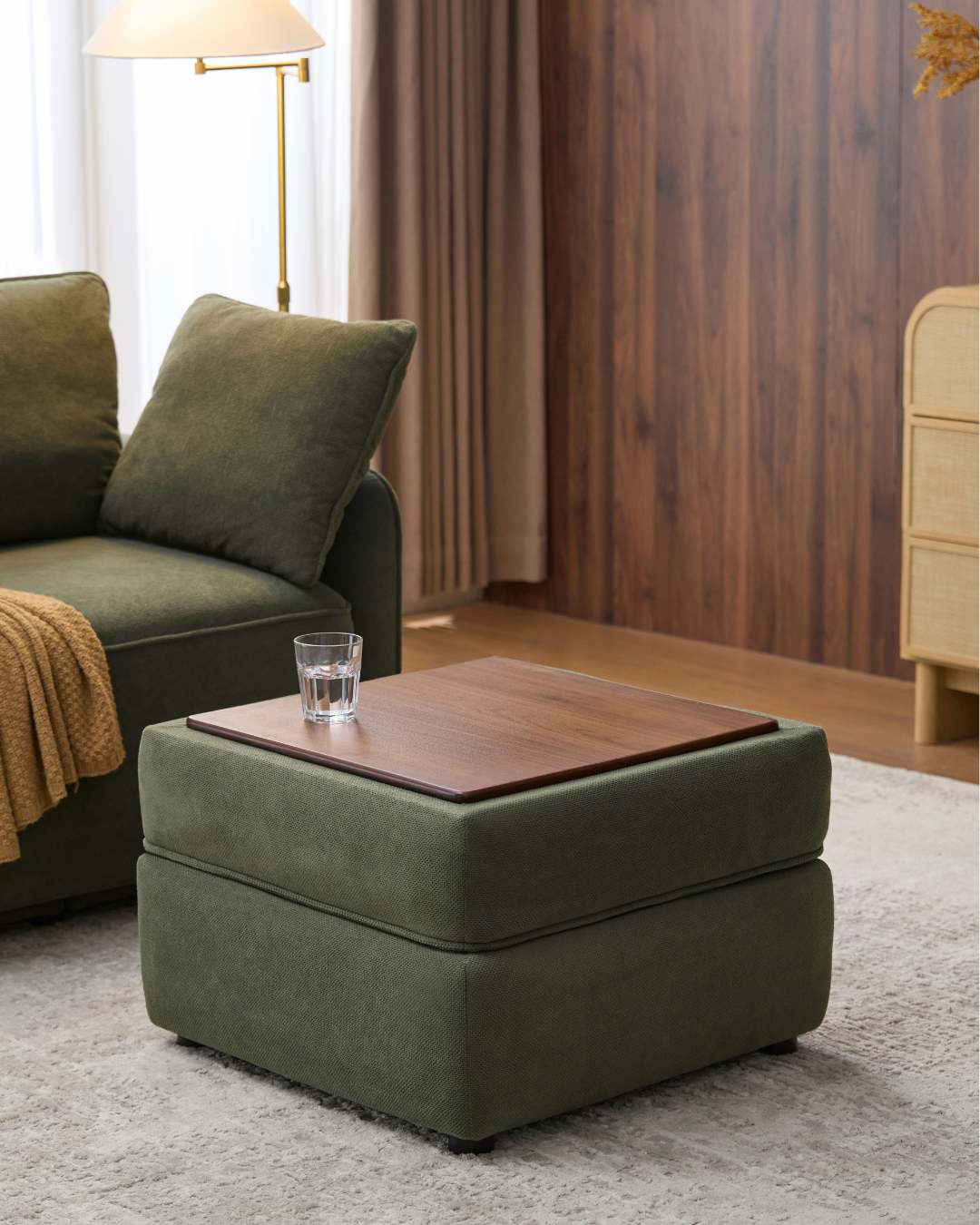 Sunset Storage Ottoman