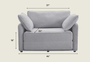 Dimensions image 1 for Olive Green / Twin Size