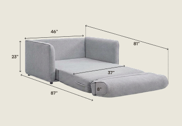 Dimensions image 2 for Olive Green / Twin Size