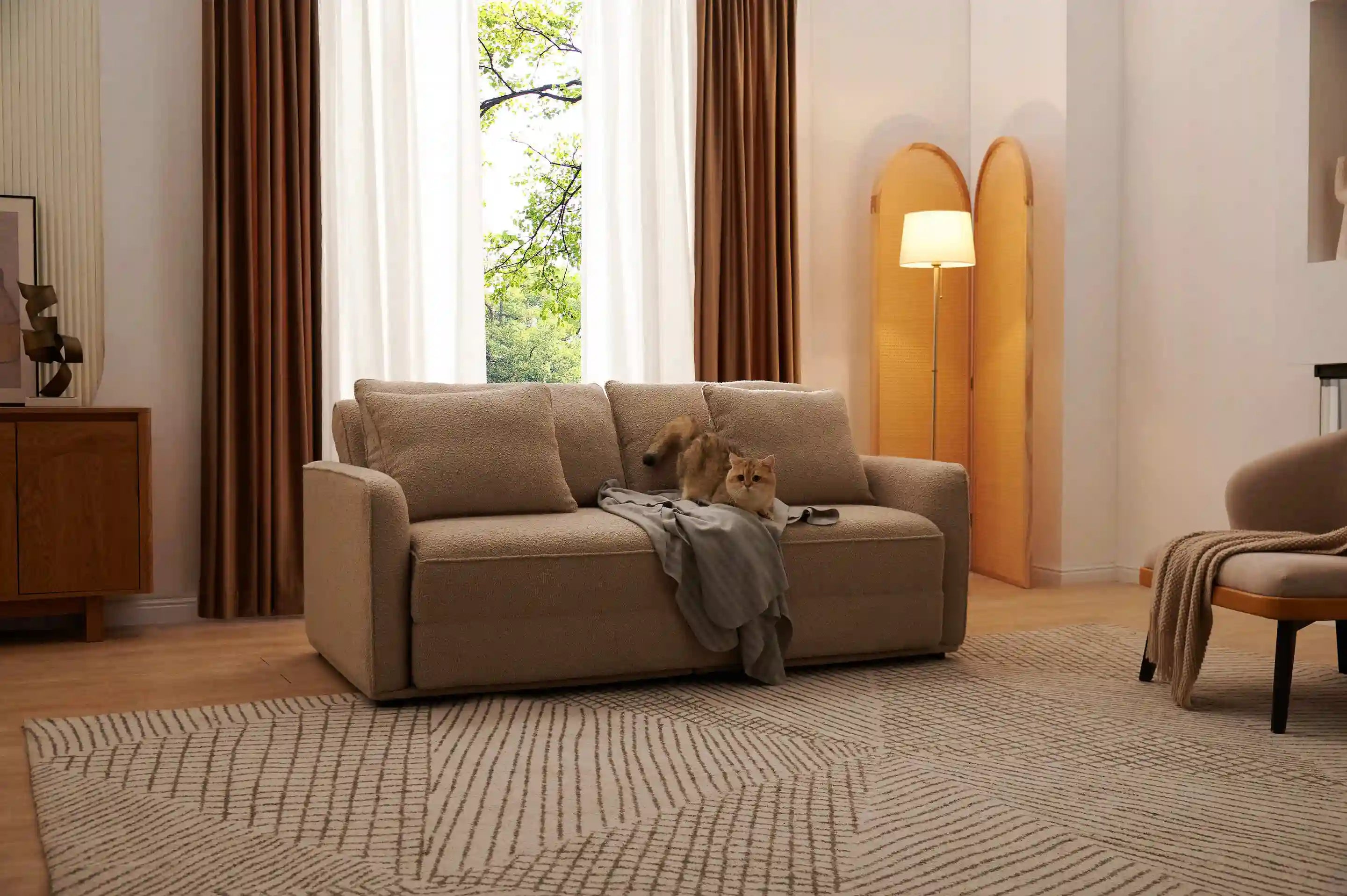 Lifestyle shot of sofa bed